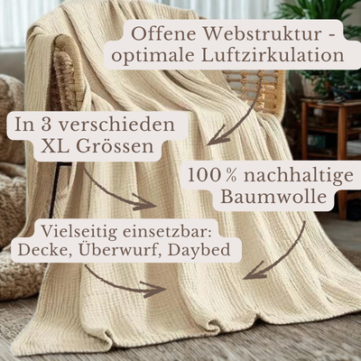 NuShee™ I Das XL Baumwoll-Kuscheltuch