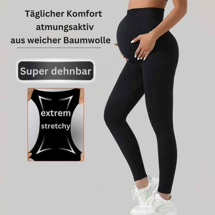 Belly-Boom, die nahtlose Leggings zur Bauchunterstützung