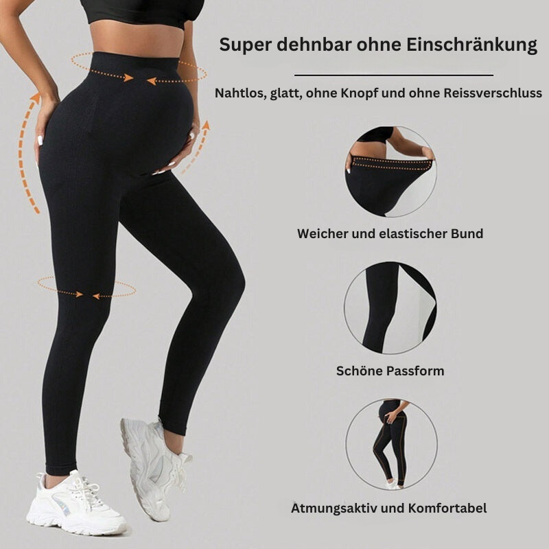 Belly-Boom, die nahtlose Leggings zur Bauchunterstützung